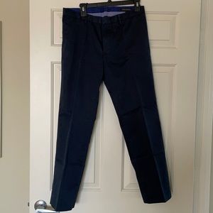 Banana Republic Navy Non-Iron Dress Pant 32x30
